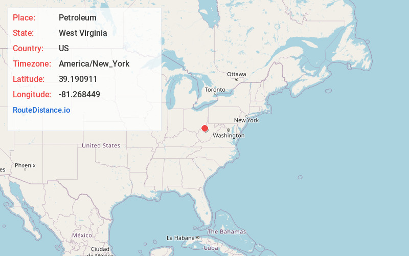 Map of Petroleum