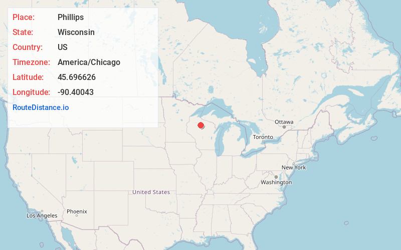 Map of Phillips