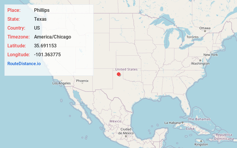 Map of Phillips