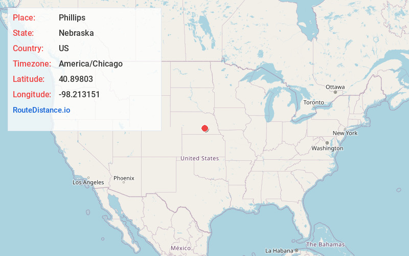 Map of Phillips