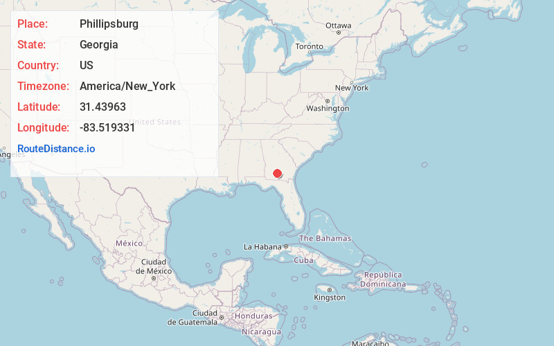Map of Phillipsburg