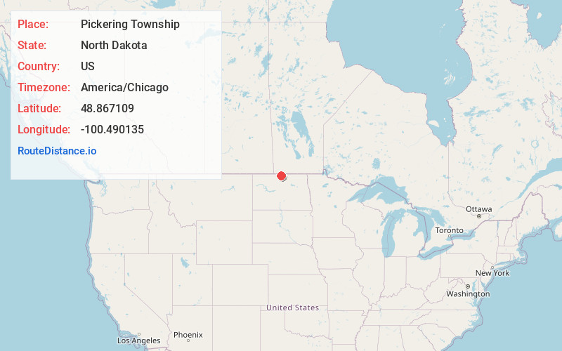 Map of Pickering Township