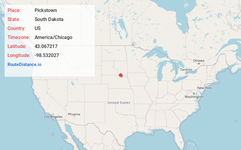 Map of Pickstown