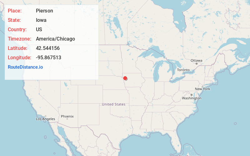 Map of Pierson