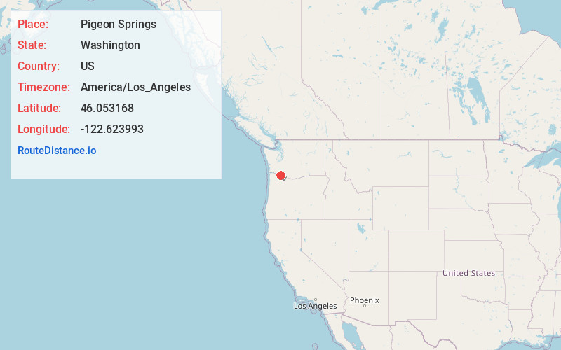 Map of Pigeon Springs