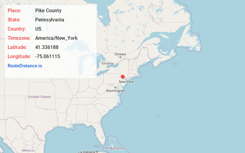 Map of Pike County
