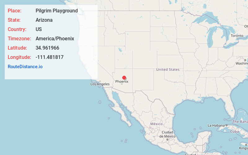 Map of Pilgrim Playground