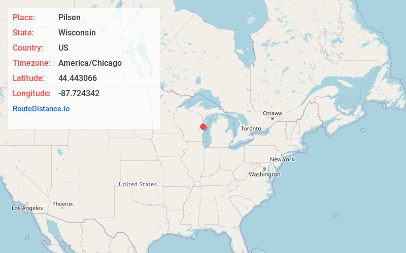 Map of Pilsen