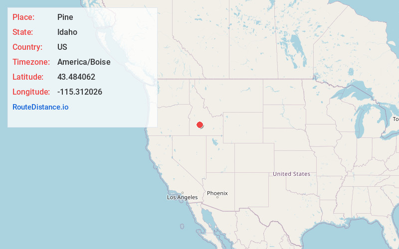 Map of Pine