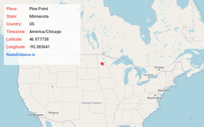 Map of Pine Point