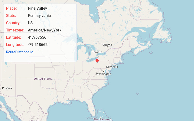 Map of Pine Valley