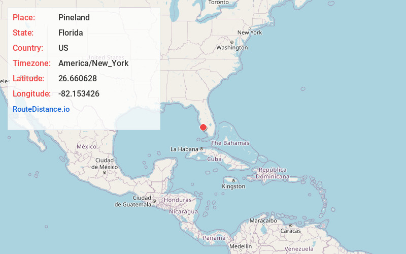 Map of Pineland