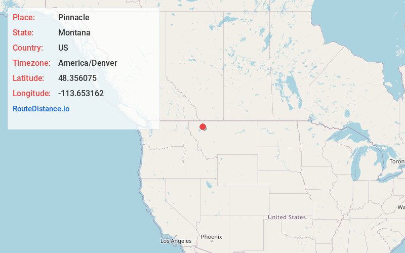Map of Pinnacle