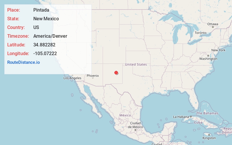 Map of Pintada