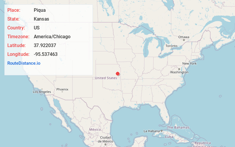 Map of Piqua