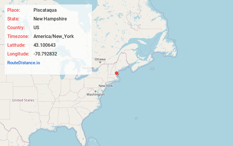 Map of Piscataqua