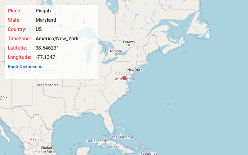 Map of Pisgah