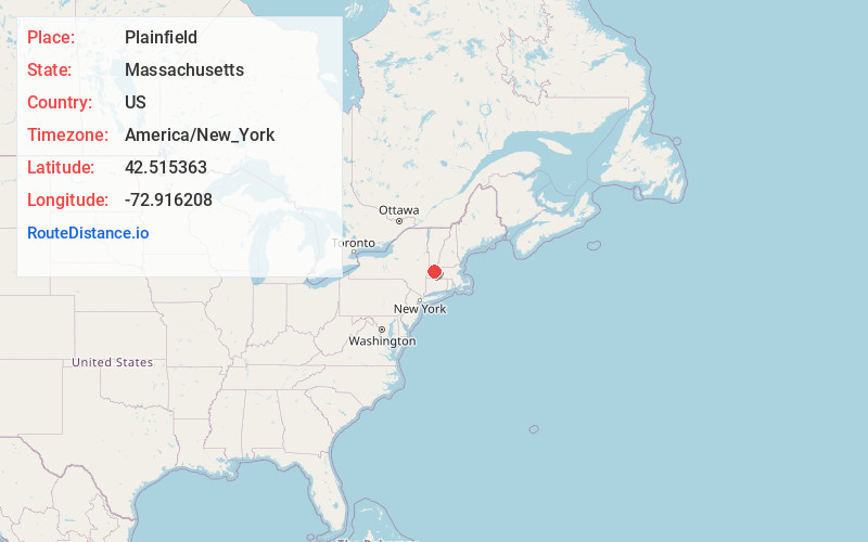 Map of Plainfield
