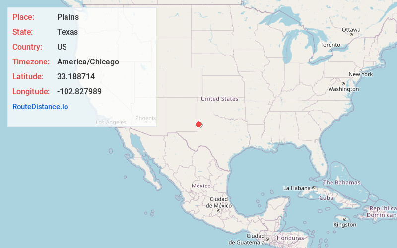 Map of Plains