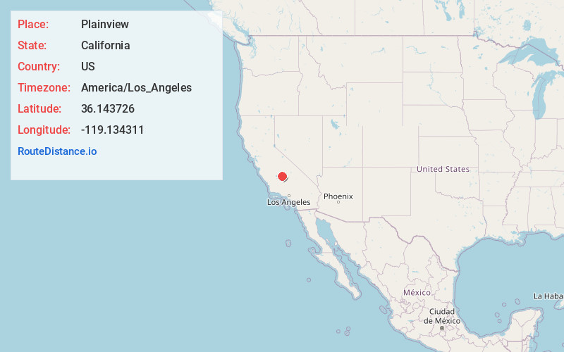 Map of Plainview