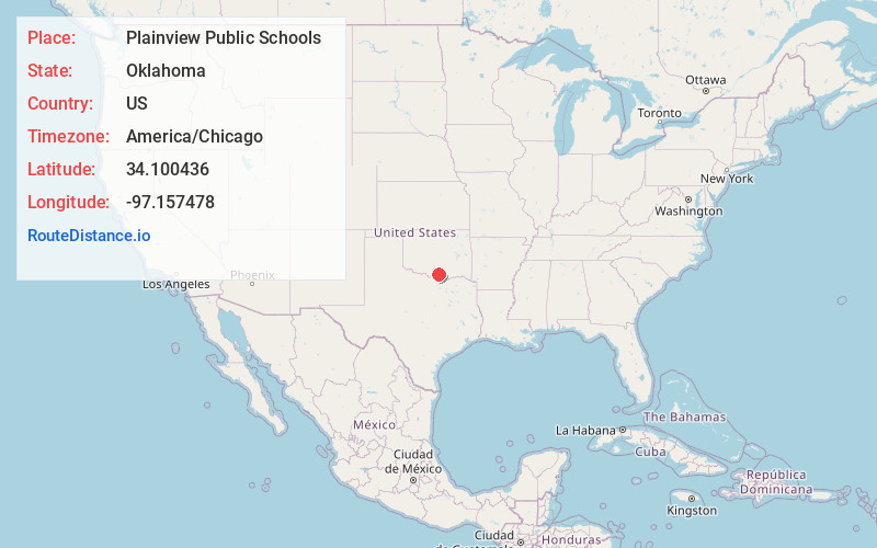Map of Plainview Public Schools