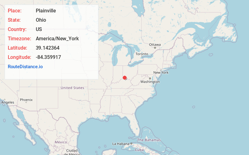Map of Plainville