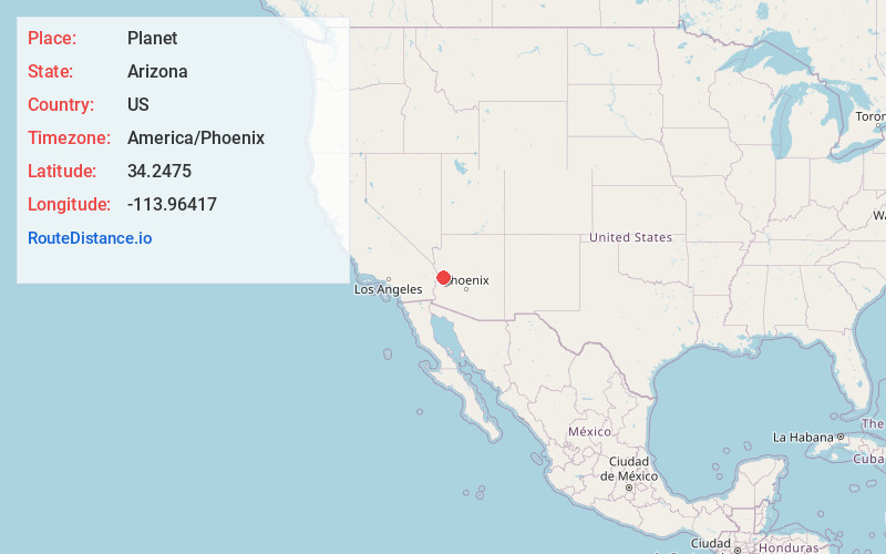 Map of Planet
