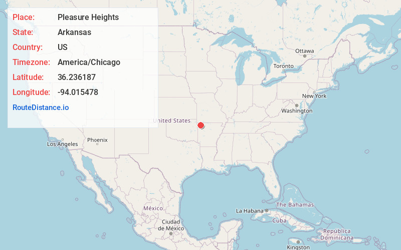 Map of Pleasure Heights