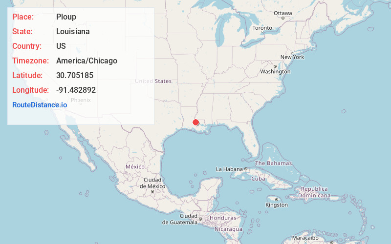 Map of Ploup
