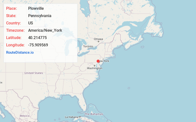 Map of Plowville