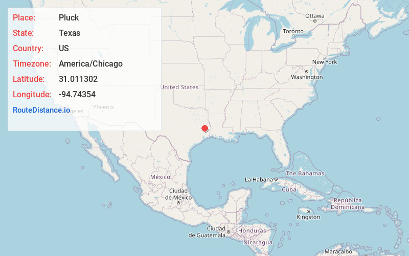 Map of Pluck