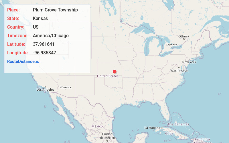 Map of Plum Grove Township