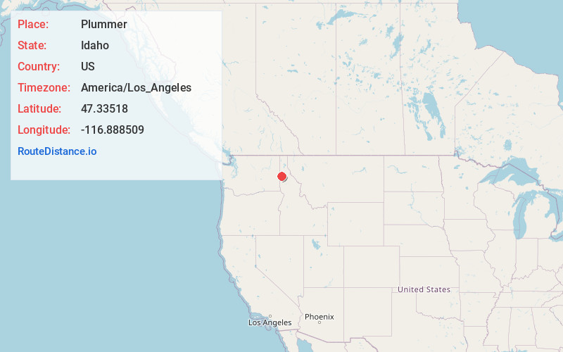 Map of Plummer