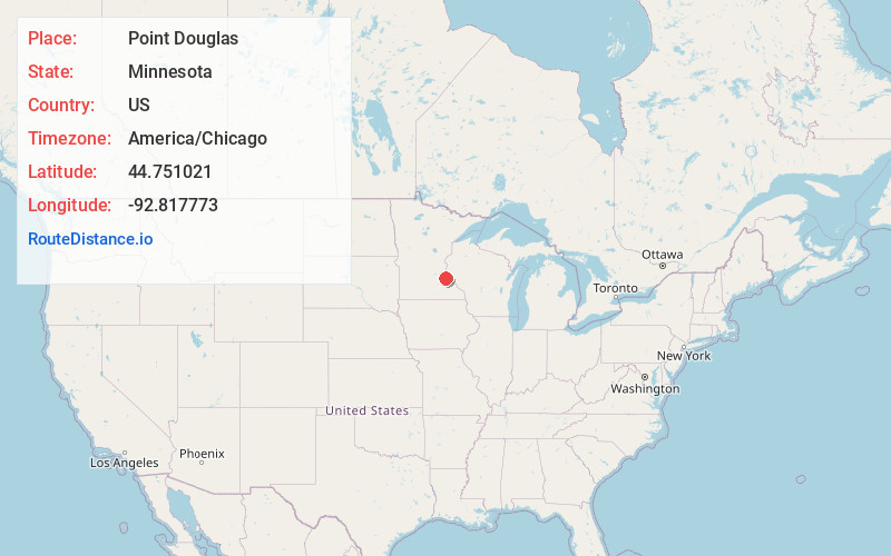 Map of Point Douglas