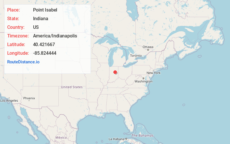 Map of Point Isabel