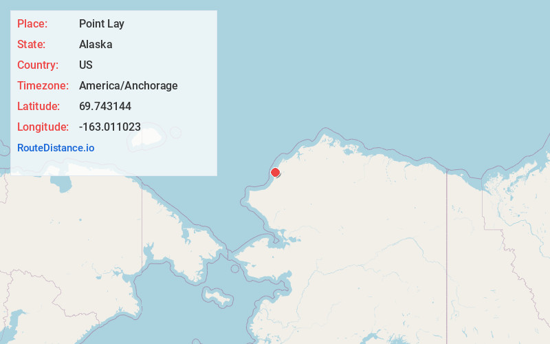 Map of Point Lay