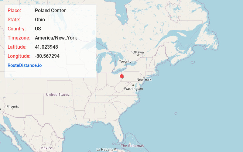 Map of Poland Center