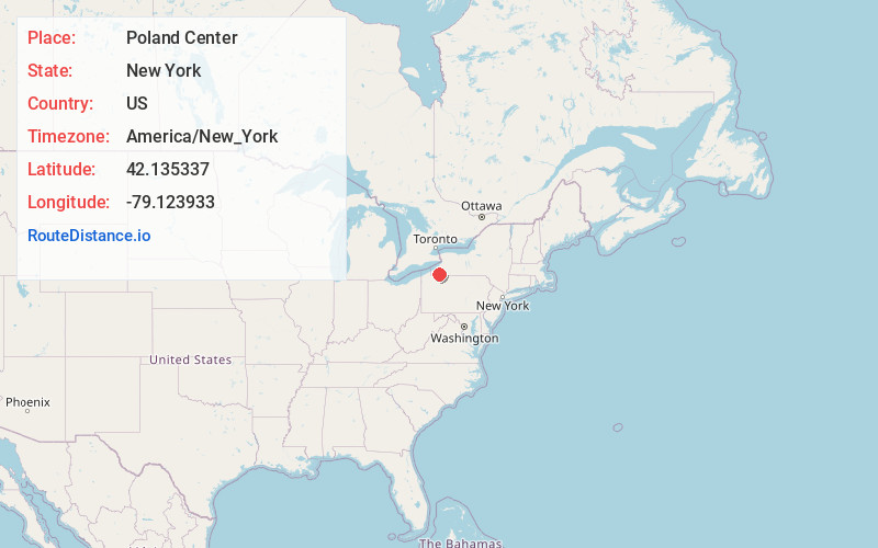 Map of Poland Center