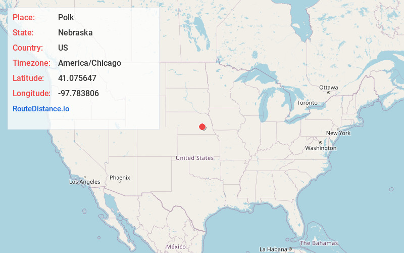 Map of Polk