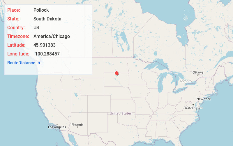 Map of Pollock