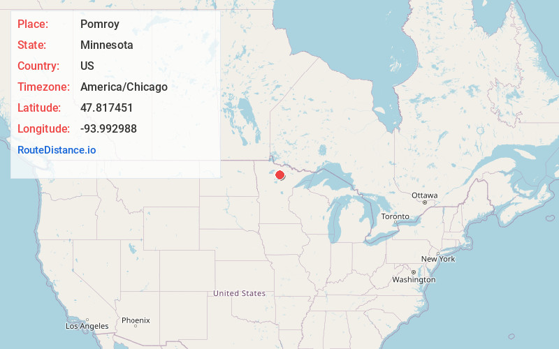 Map of Pomroy