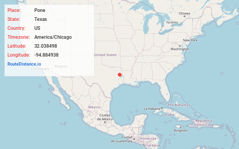 Map of Pone