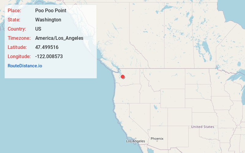 Map of Poo Poo Point