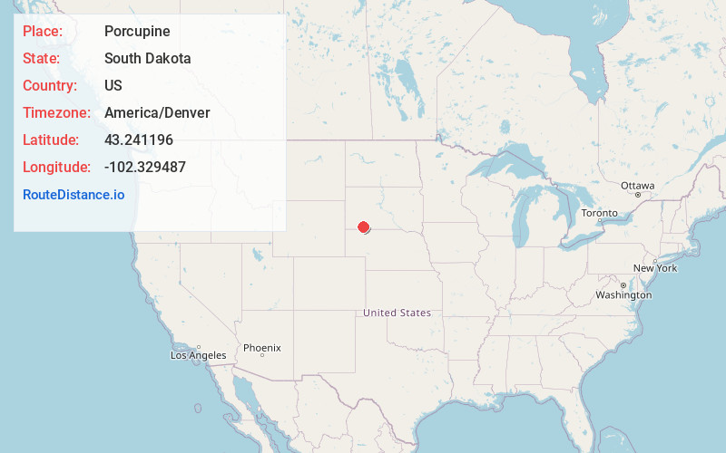 Map of Porcupine