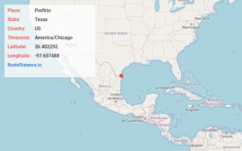 Map of Porfirio
