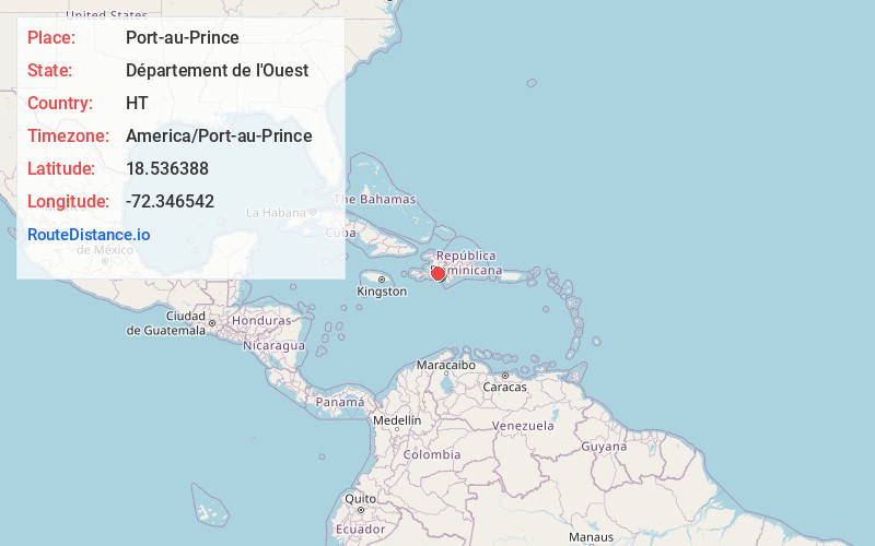 Map of Port-au-Prince