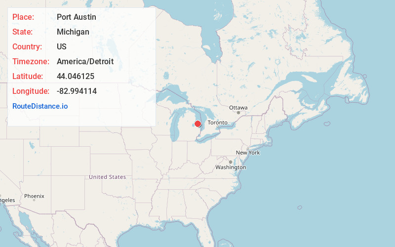 Map of Port Austin