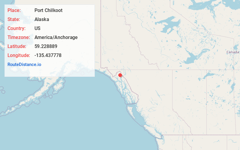 Map of Port Chilkoot