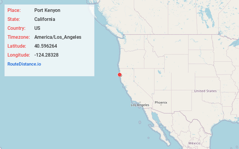 Map of Port Kenyon