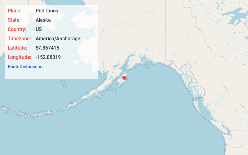 Map of Port Lions